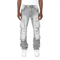 Smoke Rise Men Cargo Fashion Jean S25 Stacked37 (Union Grey)