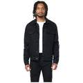 Smoke Rise Men Denim Jacket(Jet Black)