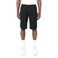 Smoke Rise Men Fashion Twill Shorts (Black)