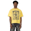 Smoke Rise Men Memento Mori Studded SS Tee yellow