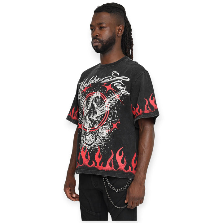 Smoke Rise Men Noble Steed Tee (Black)
