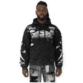 Smoke Rise Men Racing Double Layer Hoodie (Black)
