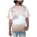 Smoke Rise Men Revival Rhinestone F25 Wide Crop Top Tee (Dune)