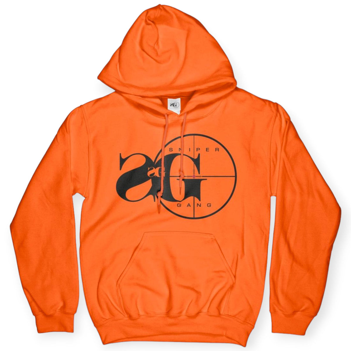 Sniper Gang Hoodie Men Sniper Gang Logo (Orange)