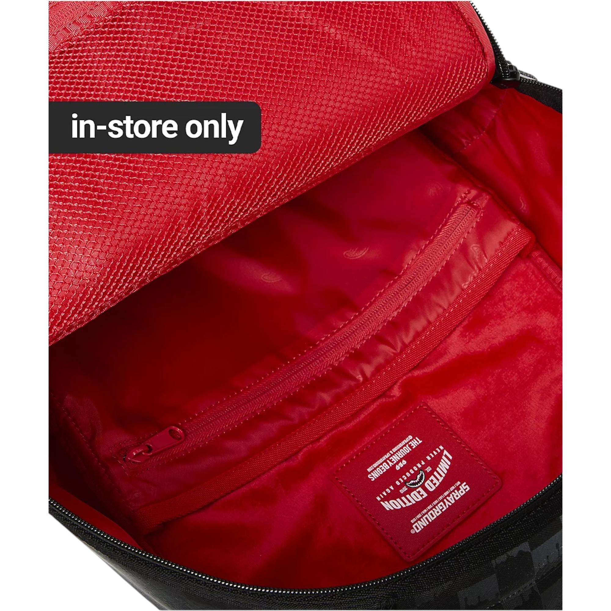 SprayGround Men Purple Slime Take Over Dlxsv Backpack-Purple Multi