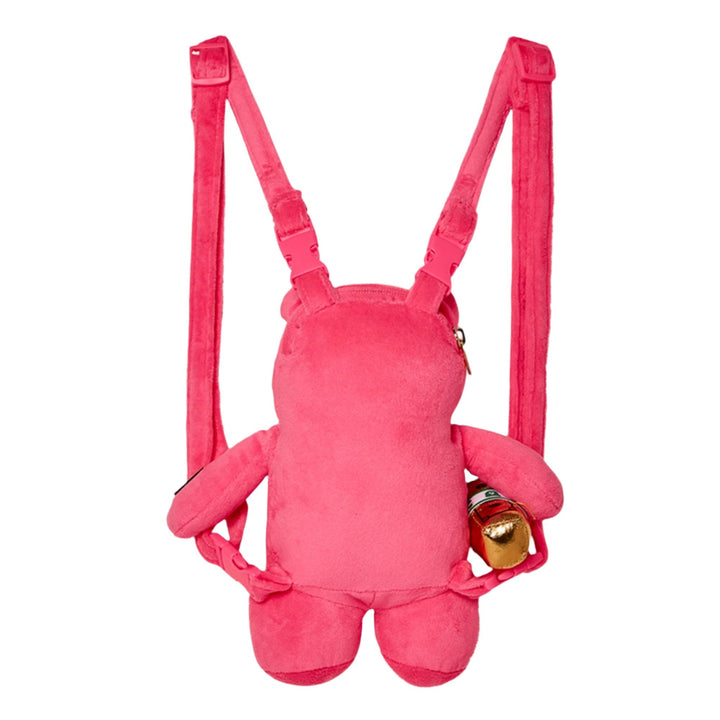 SprayGround Men Sorbet Stunna Mini Bear Cub Backpack (Neon Pink)-Nexus Clothing