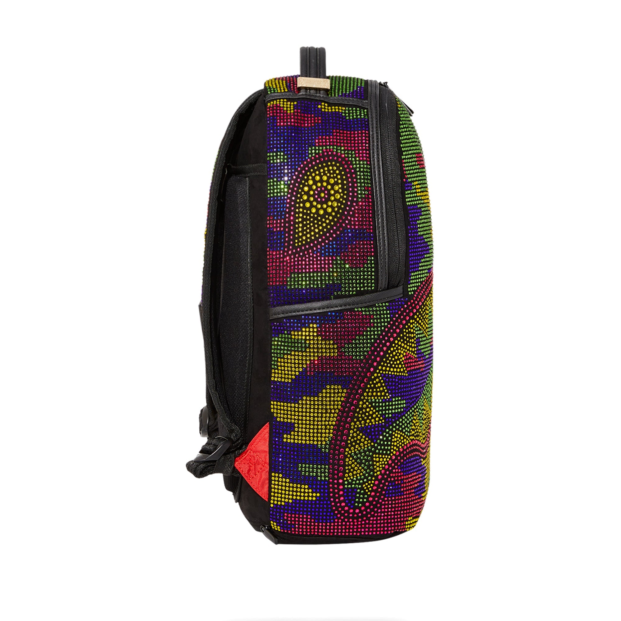 camouflage check print backpack, Sprayground