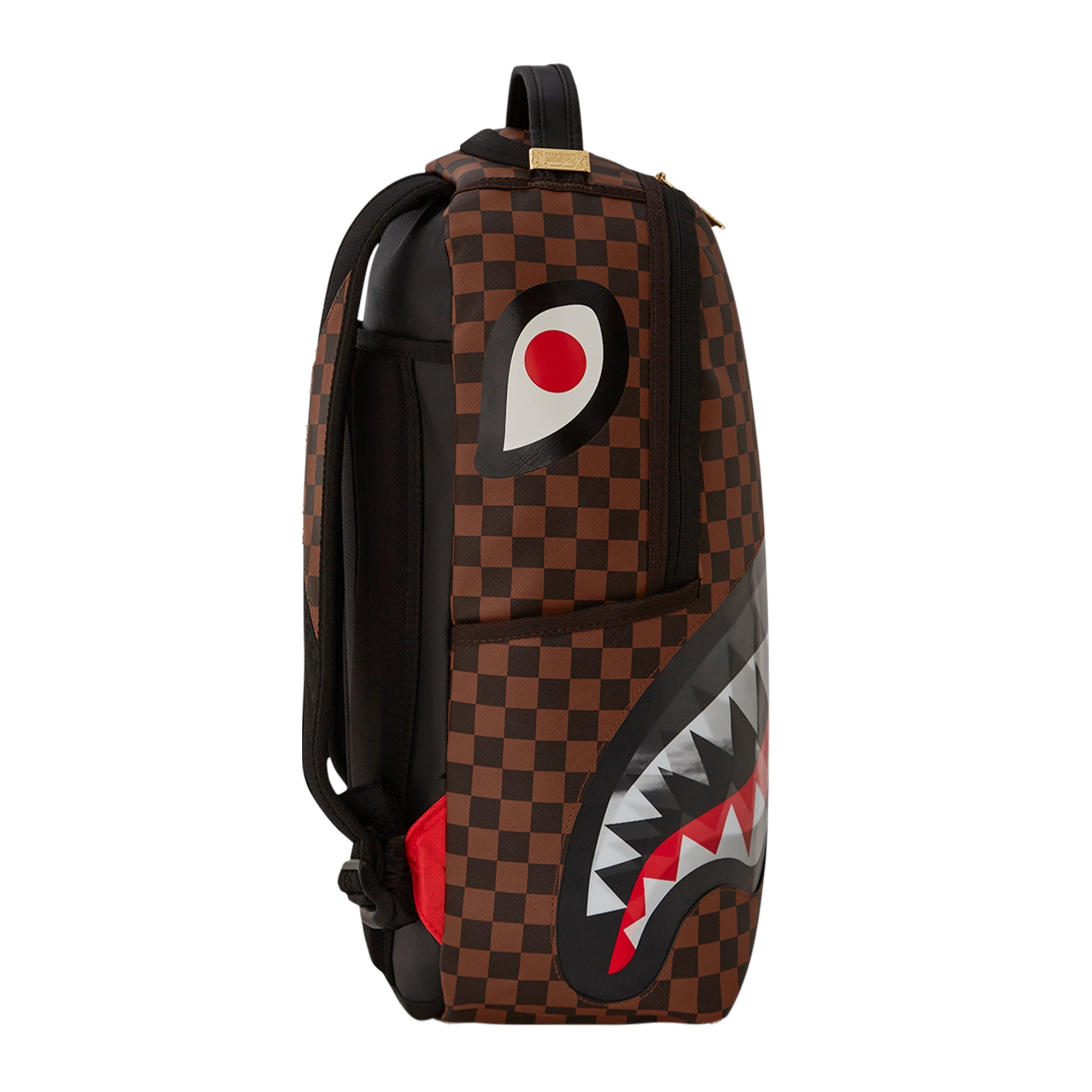 SprayGround Unisex Sharks In Paris Lenticular Chomp Backpack (Brown)-Brown-OneSize-Nexus Clothing