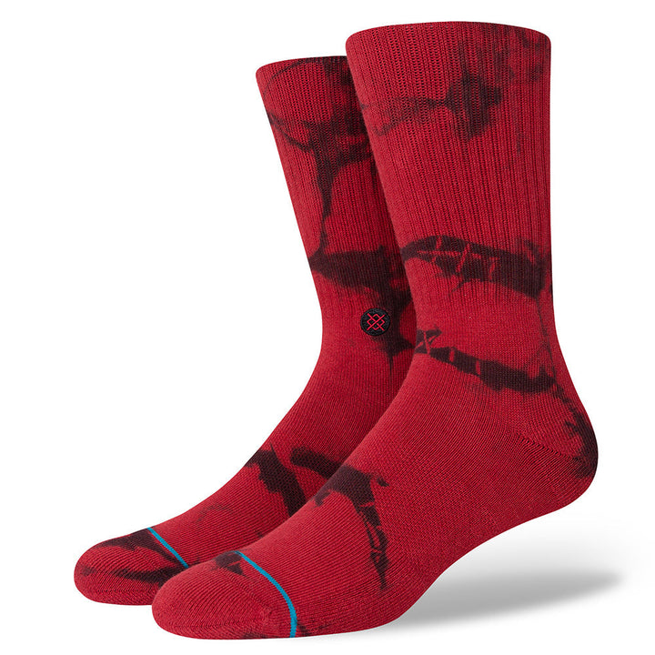 Stance Men Nosten Crew Socks-Red-Medium-Nexus Clothing