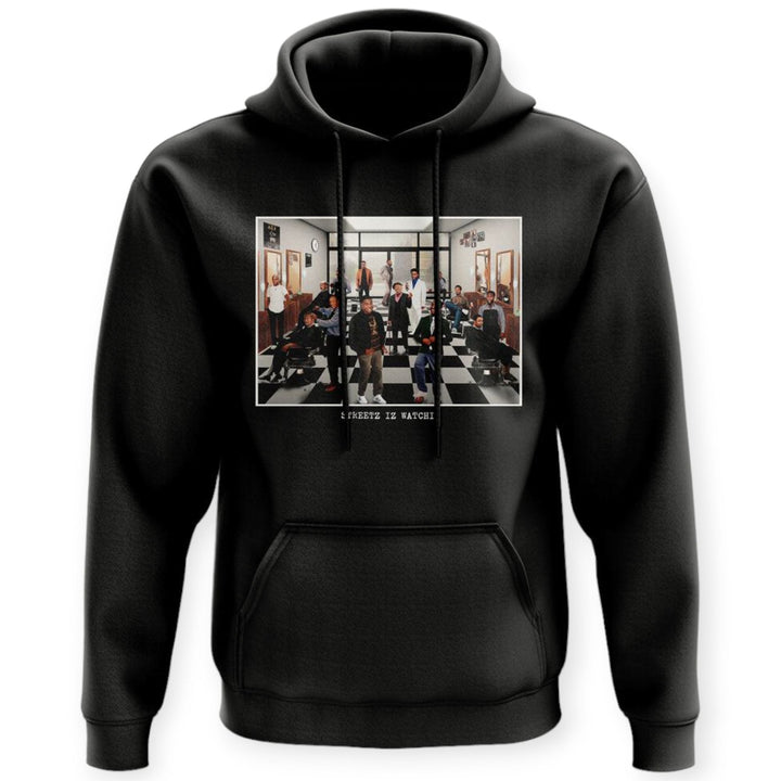 Streetz Iz Watchin Men Barber Shop2 (Black)-Black-Large-Nexus Clothing