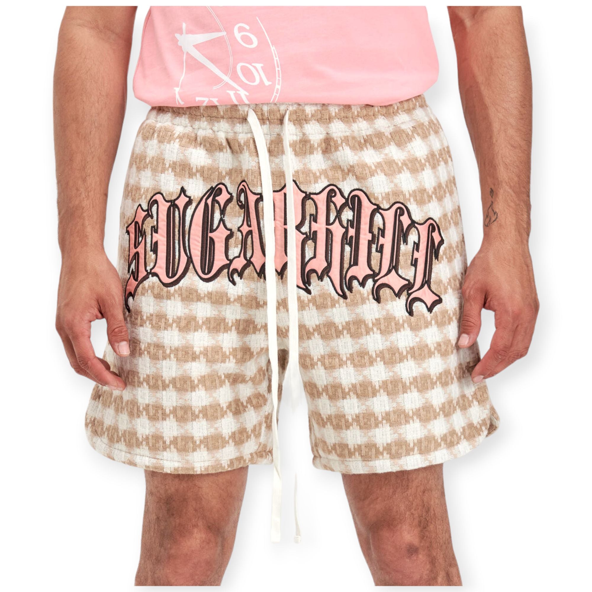 Suger Hill Men LANCASTER WOVEN SHORTS(Chocolate Plaid)-Nexus Clothing