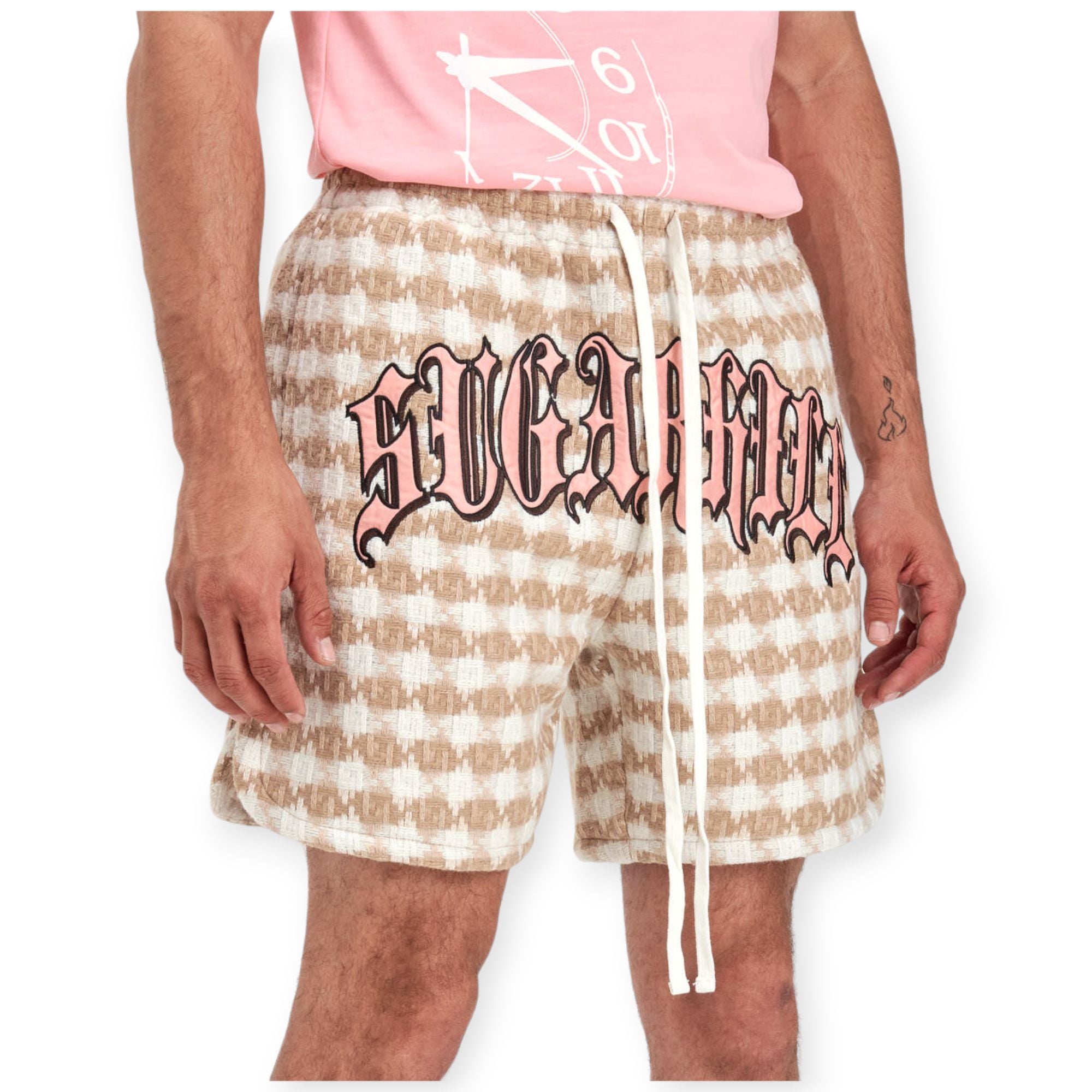 Suger Hill Men LANCASTER WOVEN SHORTS(Chocolate Plaid)-Nexus Clothing