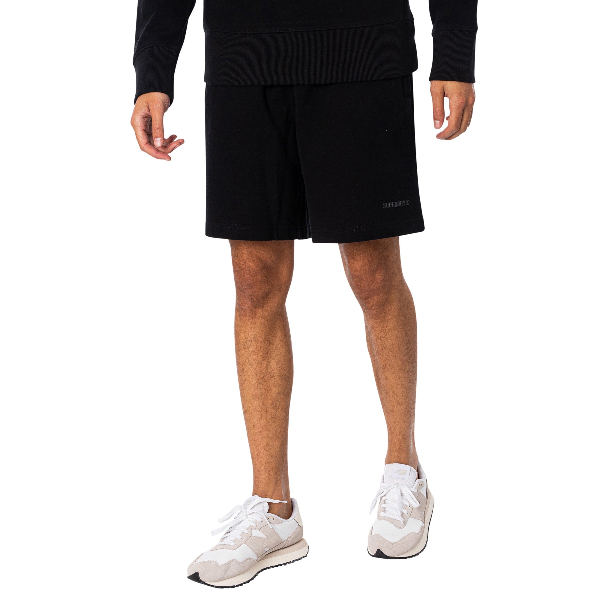SuperDry Men Sweat Shorts (Black)-Black-XX-Large-Nexus Clothing