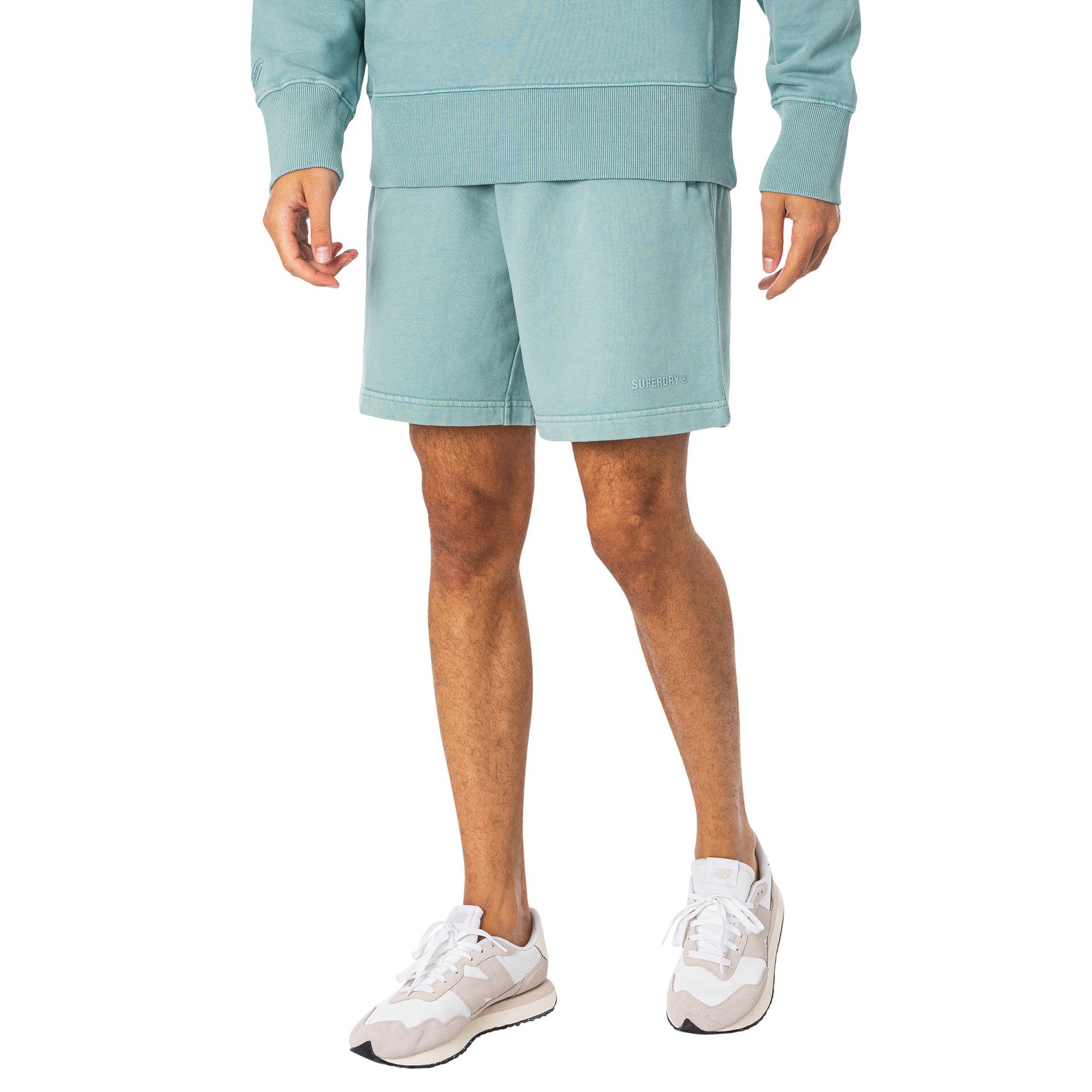 SuperDry Men Sweat Shorts (Tourmaline)-Nexus Clothing