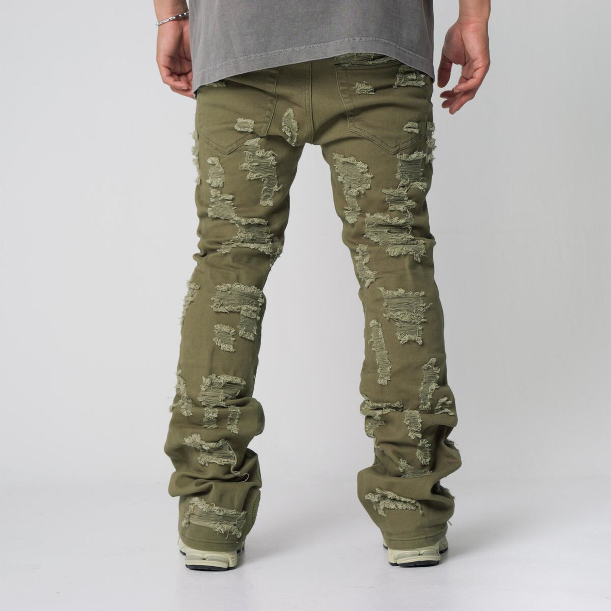 THRT DENIM Men SAGE PAISLEY C22 Jeans (Green)-Nexus Clothing