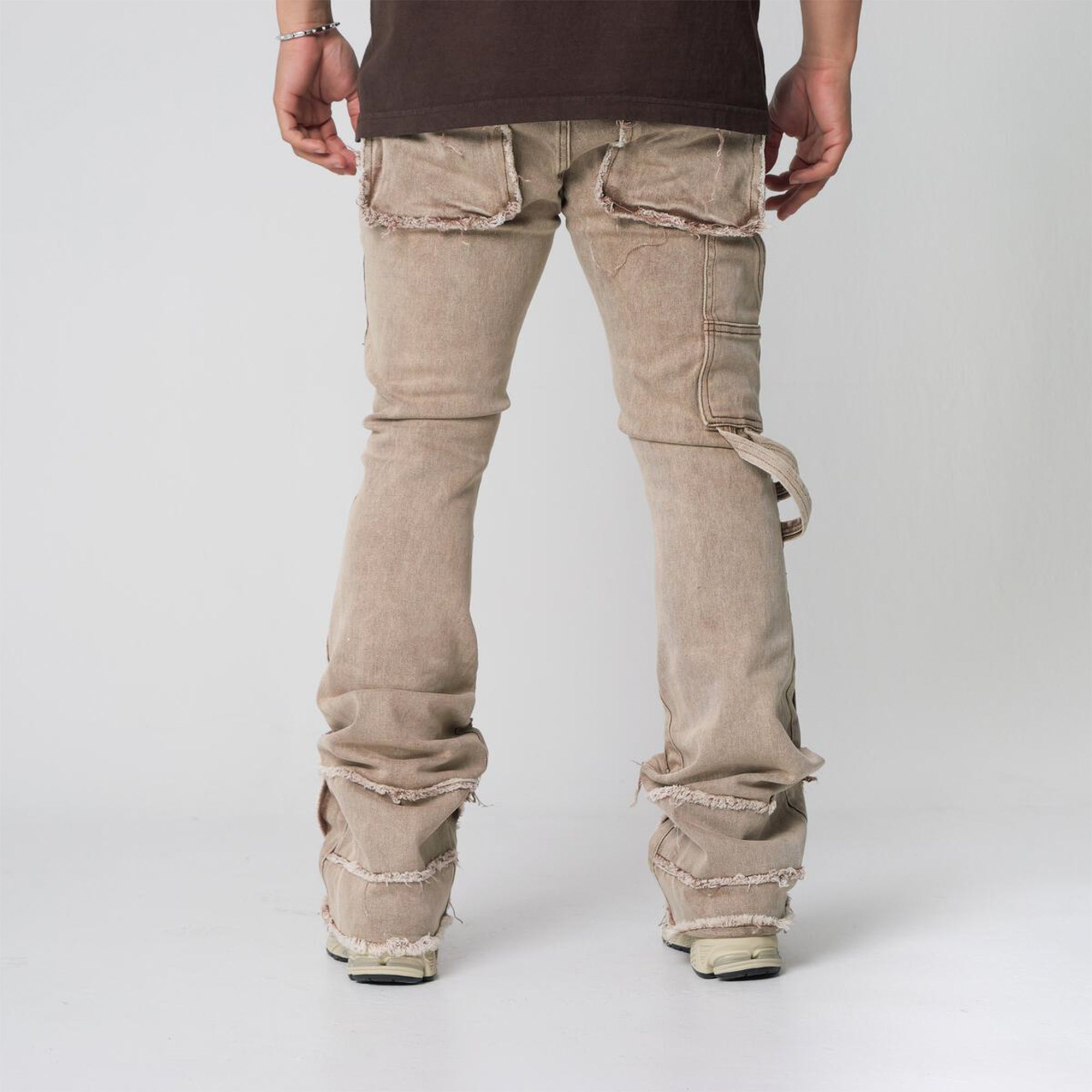THRT DENIM Men WAGONEER C22 Jeans (Khaki Brown)-Nexus Clothing