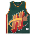 The Hundreds Men Block Basketball Jersey (Green)