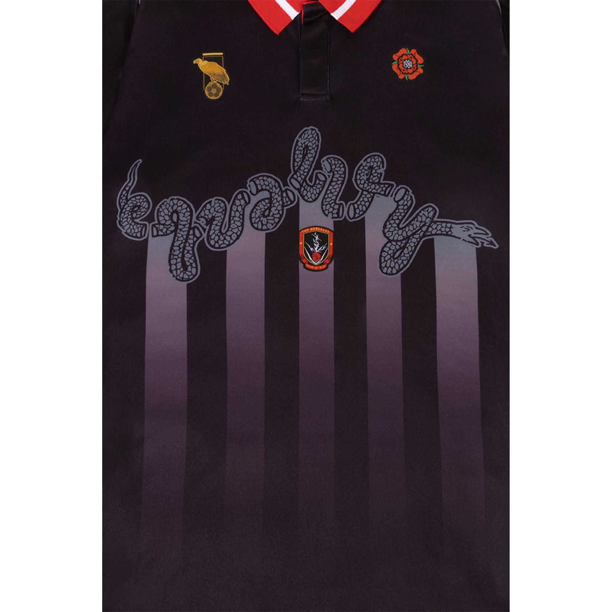 The Hundreds Men Equality Soccer Jersey (Black)-Nexus Clothing