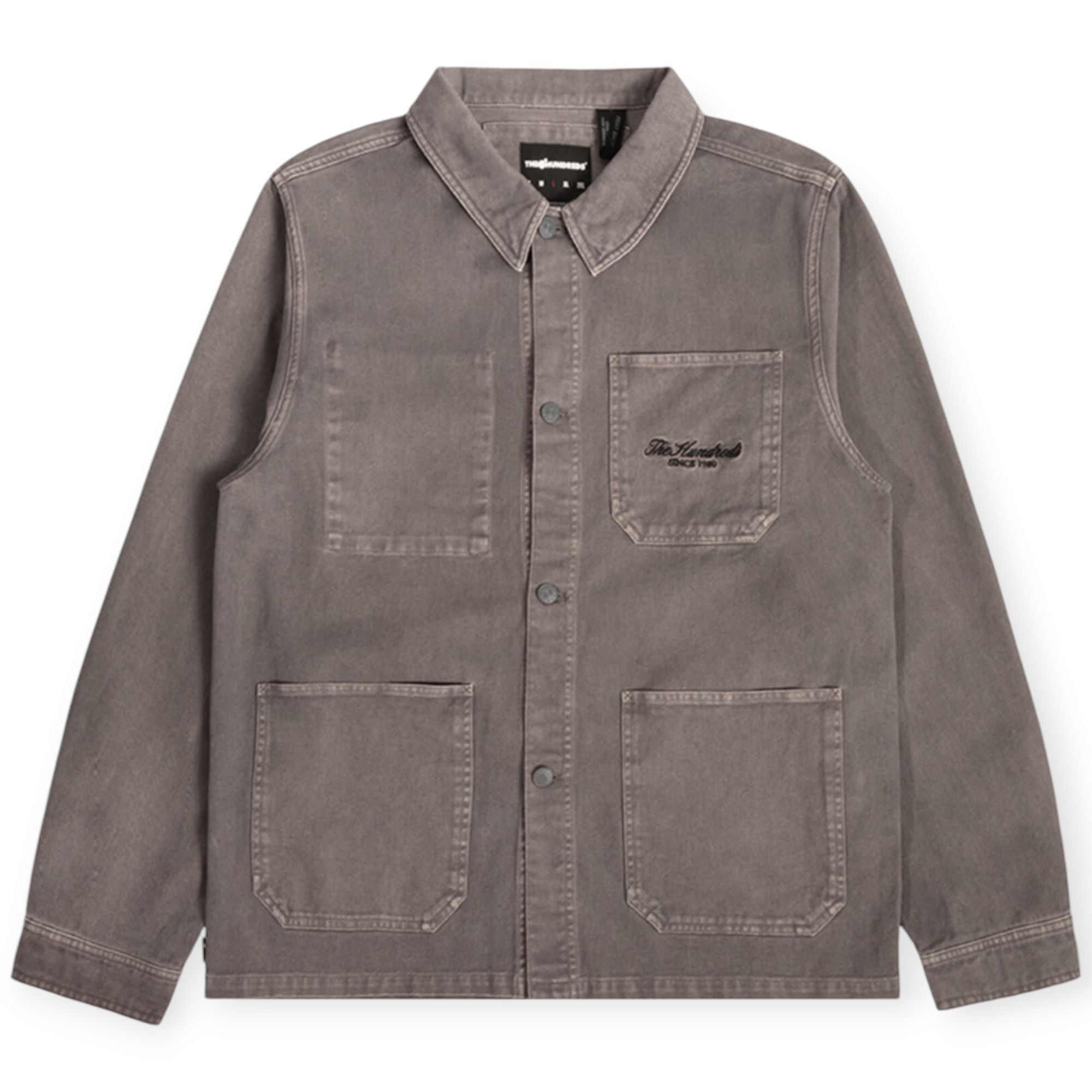 The Hundreds Men Lens Woven Jacket (Grey)-Grey-Small-Nexus Clothing