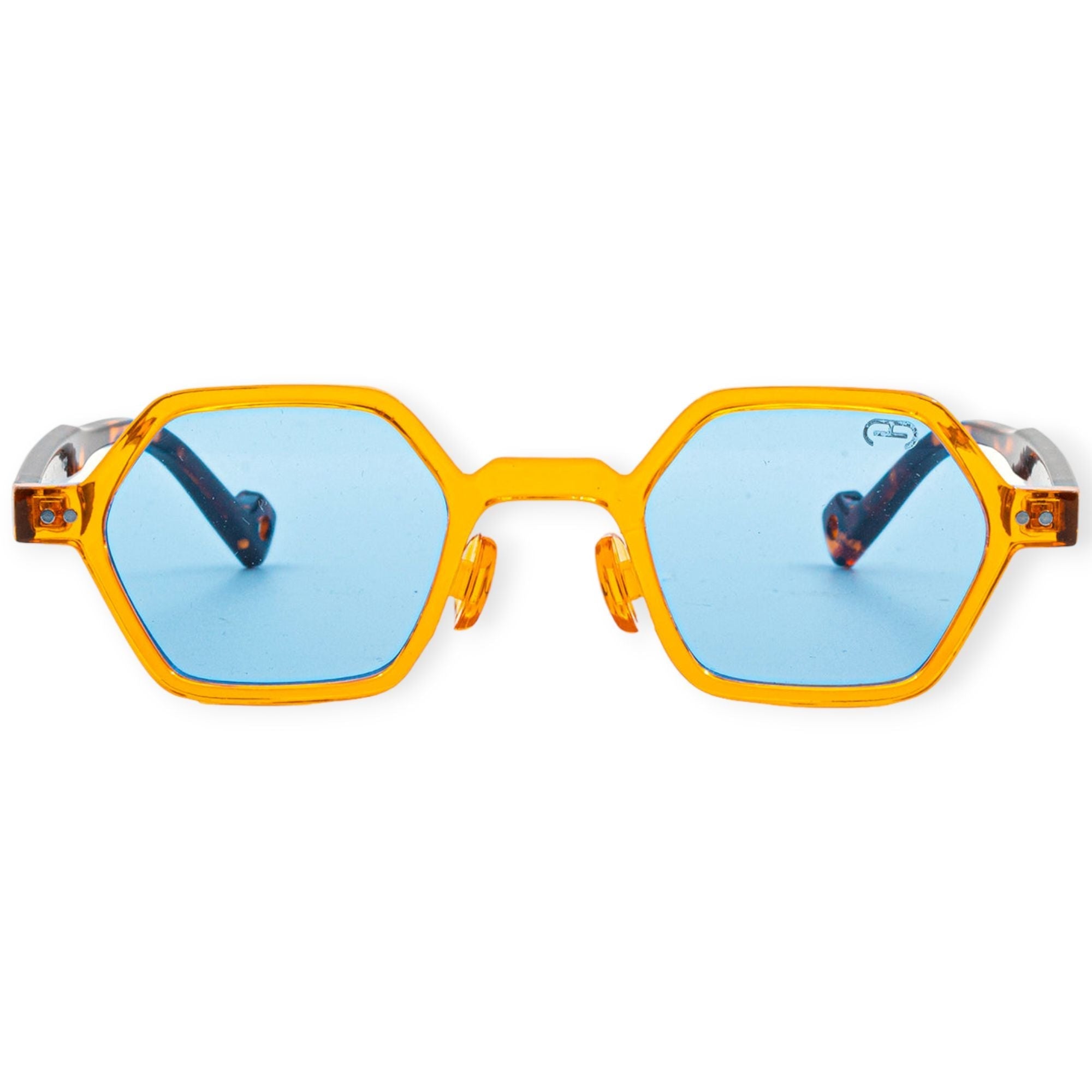 Trendy Jendy Men Charlotte Sunglasses (Orange Blue)-Orange Blue-OneSize-Nexus Clothing