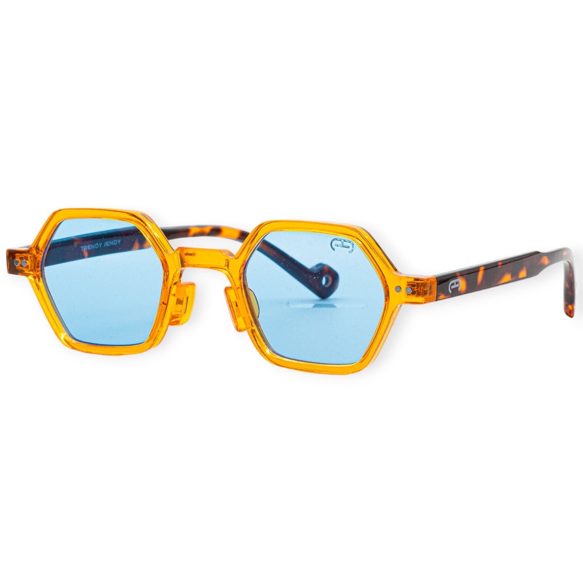 Trendy Jendy Men Charlotte Sunglasses (Orange Blue)-Orange Blue-OneSize-Nexus Clothing