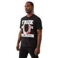 True Religion Men Terry Applique Tee (Black)