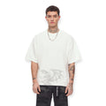 Valabasas Men Kunji Tee - Premium Cotton Graphic Tee - White