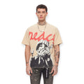 Valabasas Men Peace Purge Tee Beige