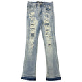 WaiMea Boys Stacked Jeans (Blue Bleach)