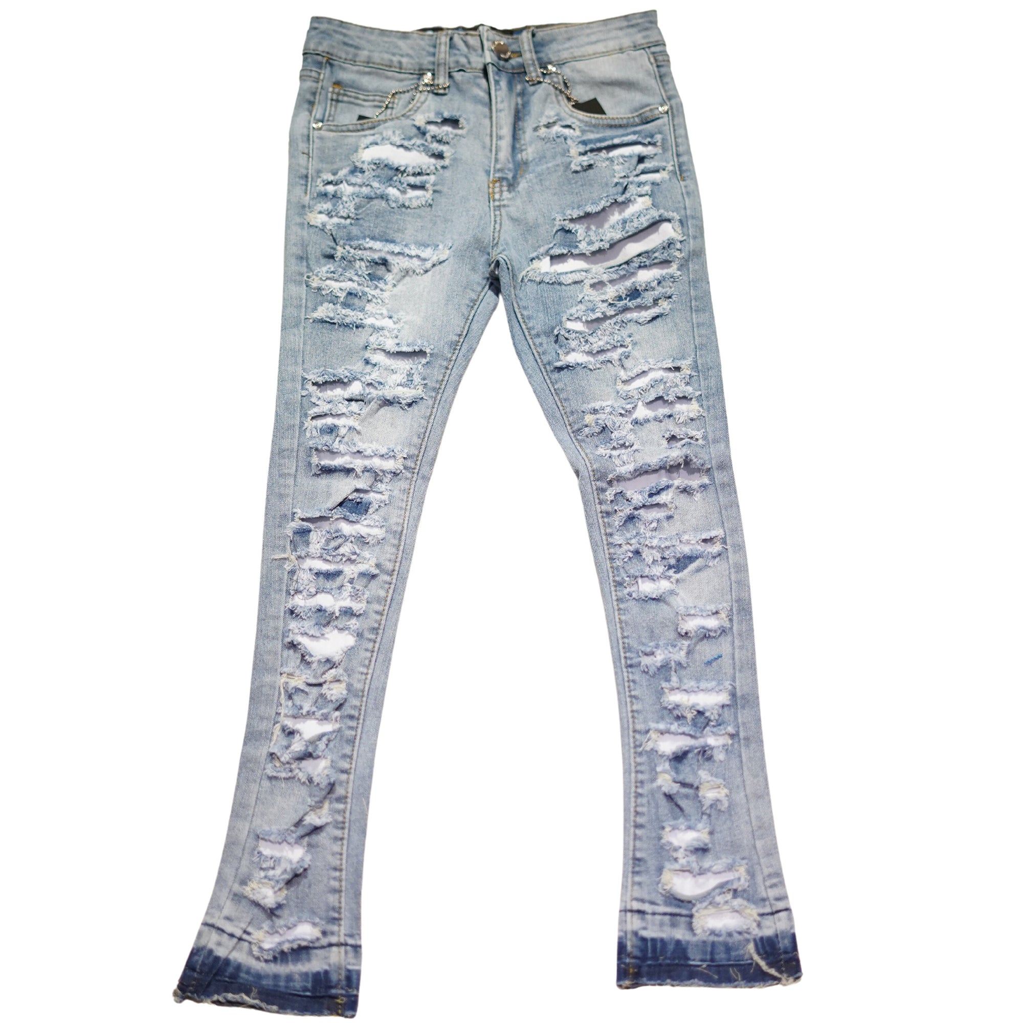WaiMea Boys Stacked Jeans (Vintage Wash)-Vintage Wash-8-Nexus Clothing