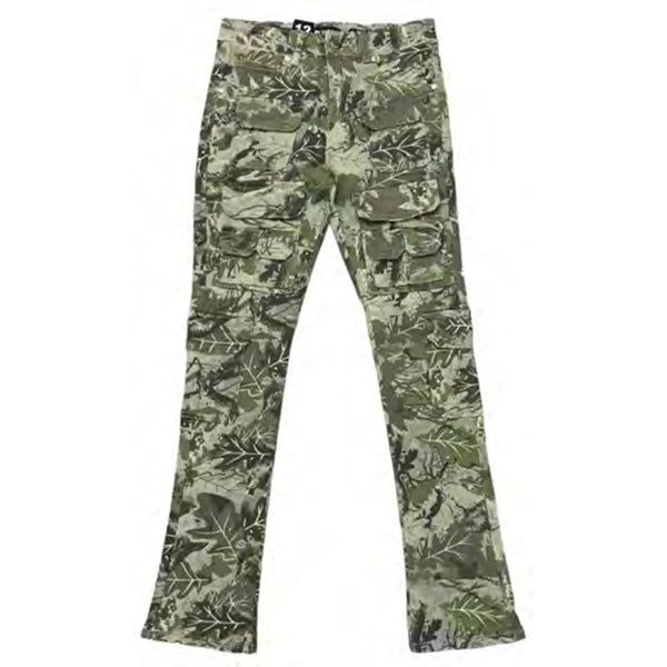 WaiMea Boys Stacked Multi Pocket Leaf Camo Jeans (Camo)-Camo-8-Nexus Clothing