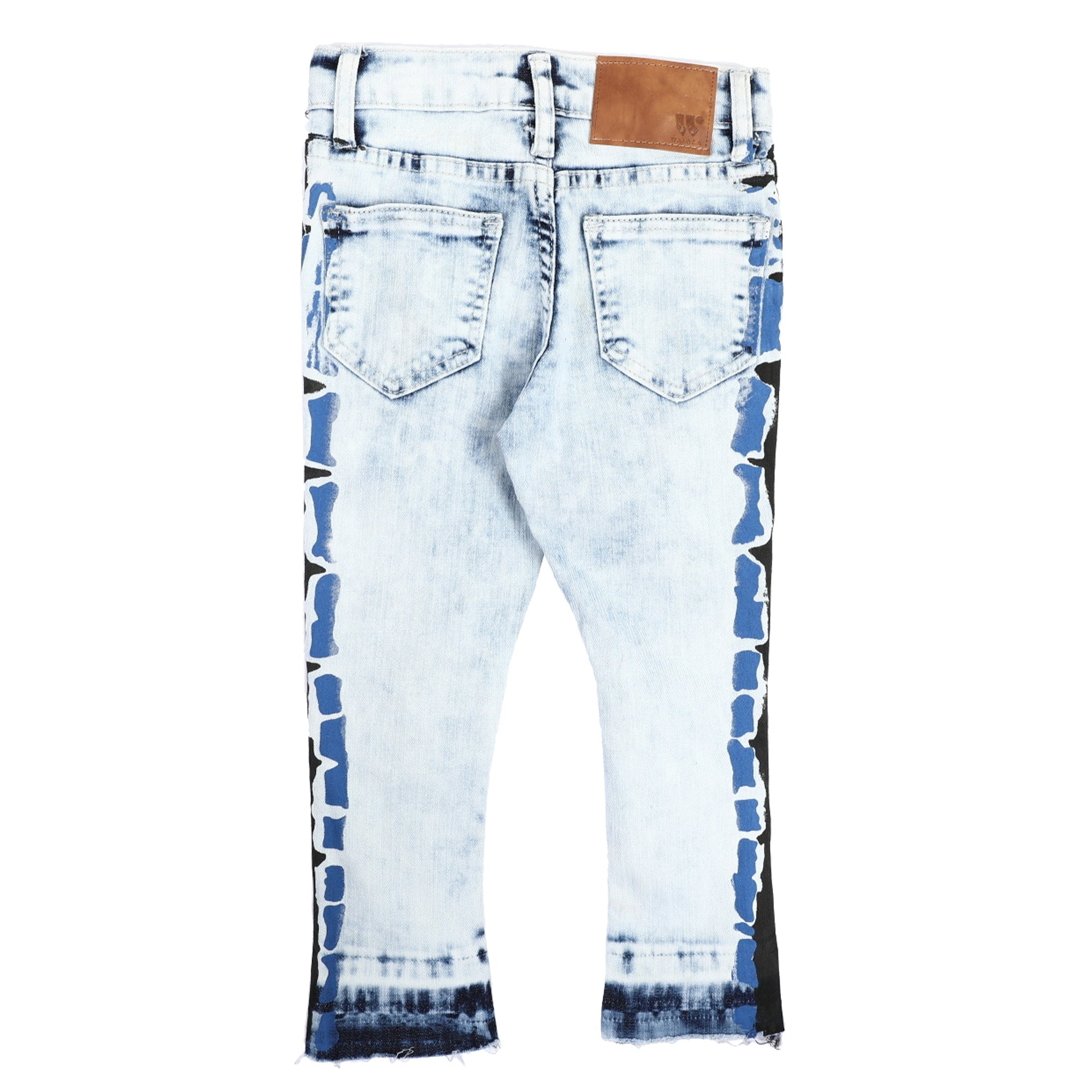 WaiMea Kids Stacked Fit Jeans (Bleach Wash)-Nexus Clothing