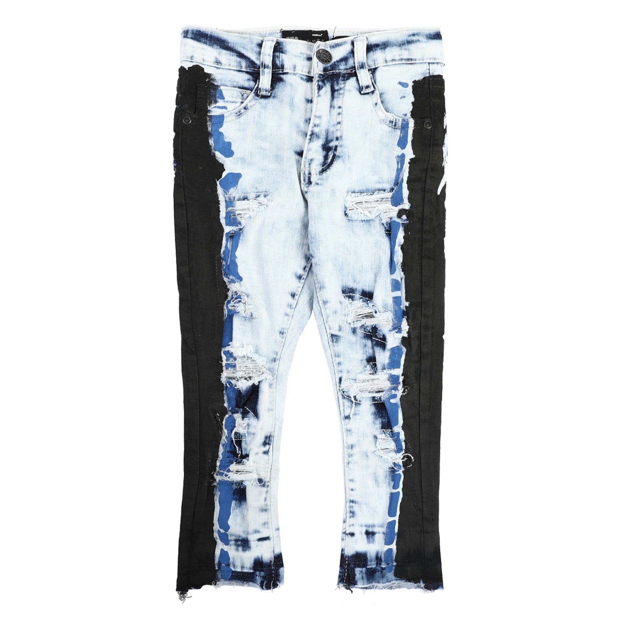 WaiMea Kids Stacked Fit Jeans (Bleach Wash)-Bleach Wash-2T-Nexus Clothing