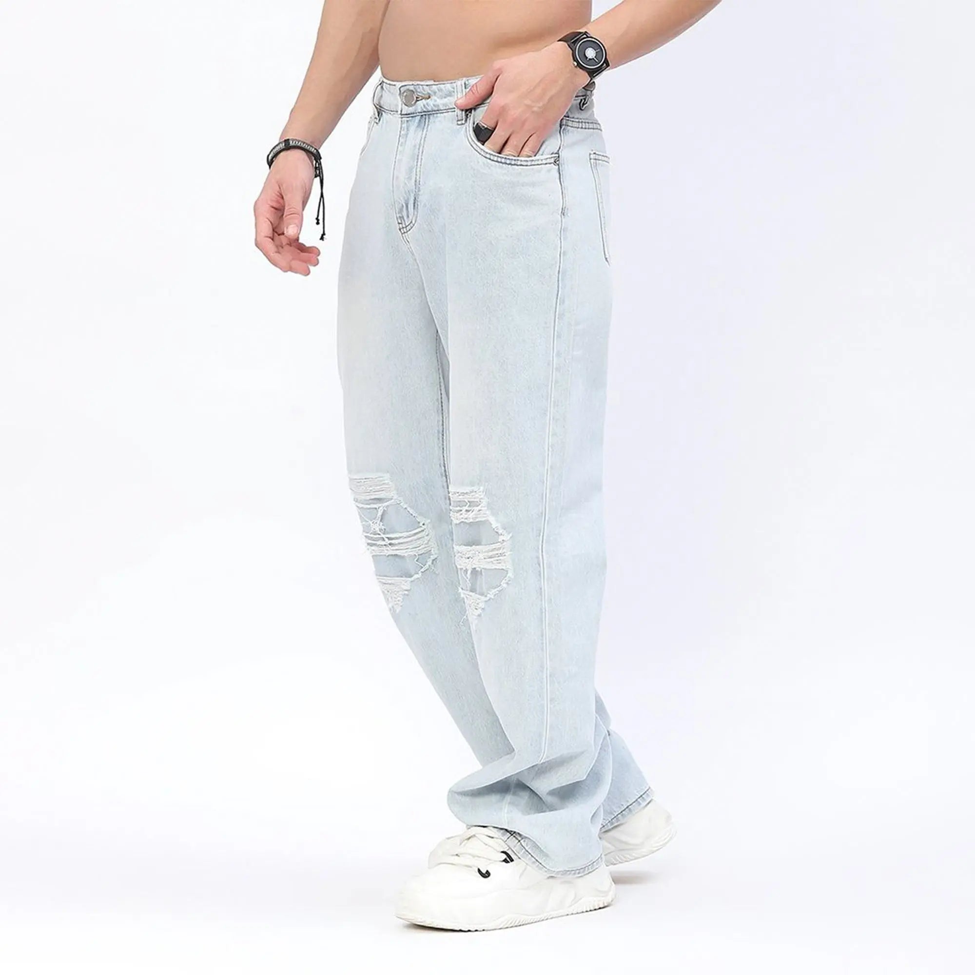 WaiMea Baggy Jeans Men Fit (Light Blue Wash)