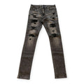 WaiMea Men Skinny- Flex With Tear Jeans Black Wash