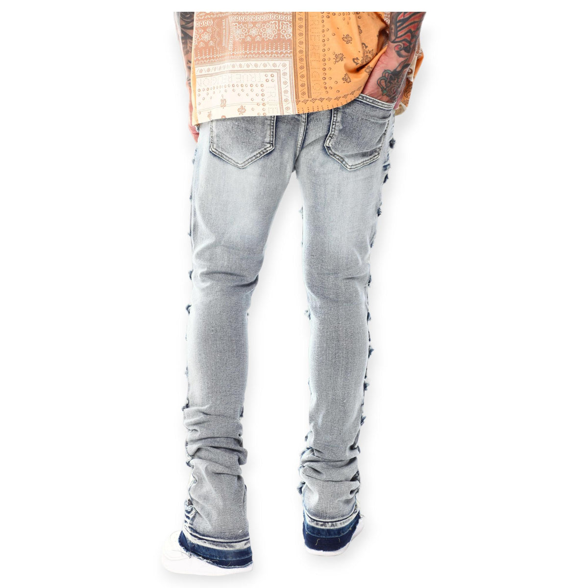 WaiMea Jeans Men Stacked Fit (Blue Wash)