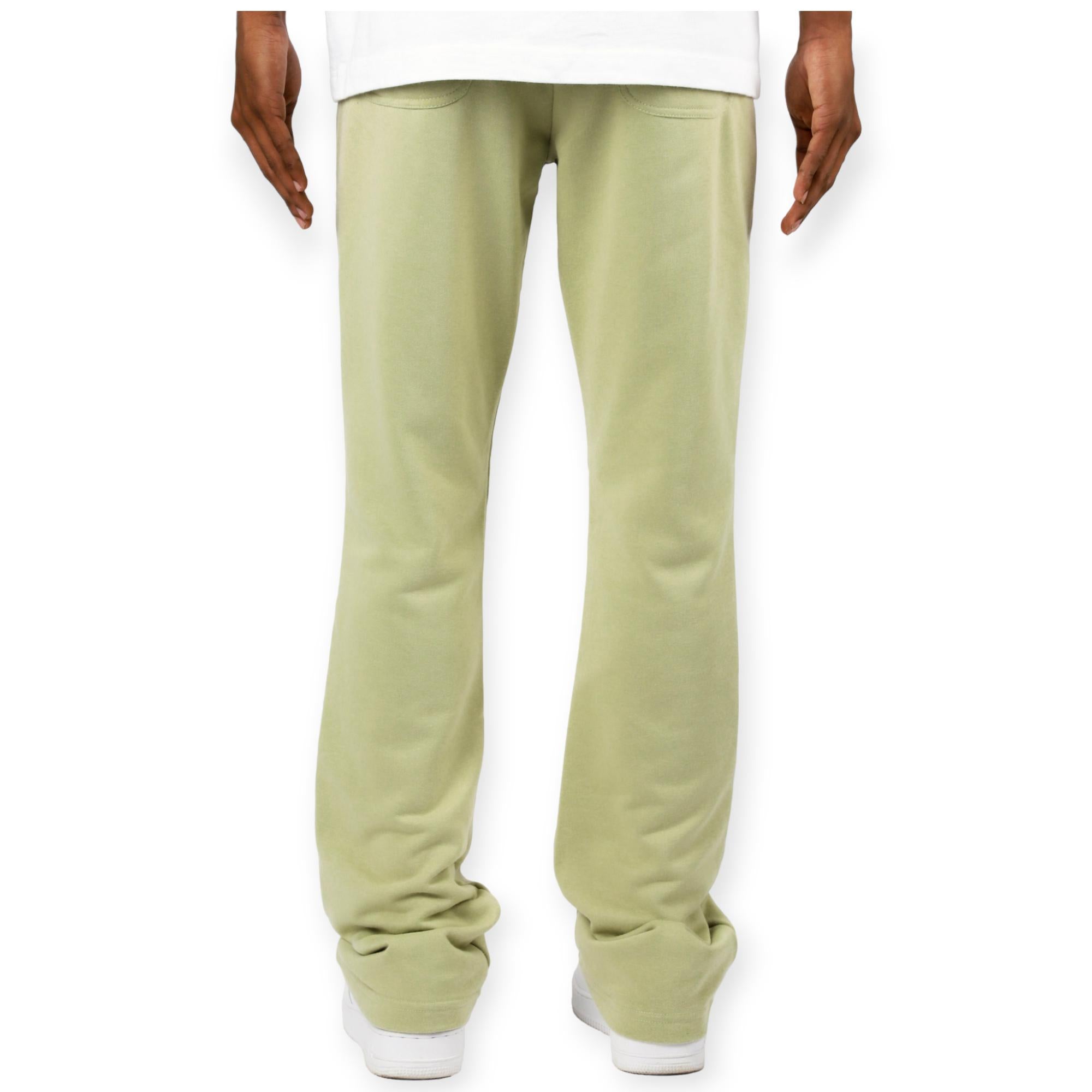 WaiMea Men Stacked Terry Pants (Sage Green)-Nexus Clothing