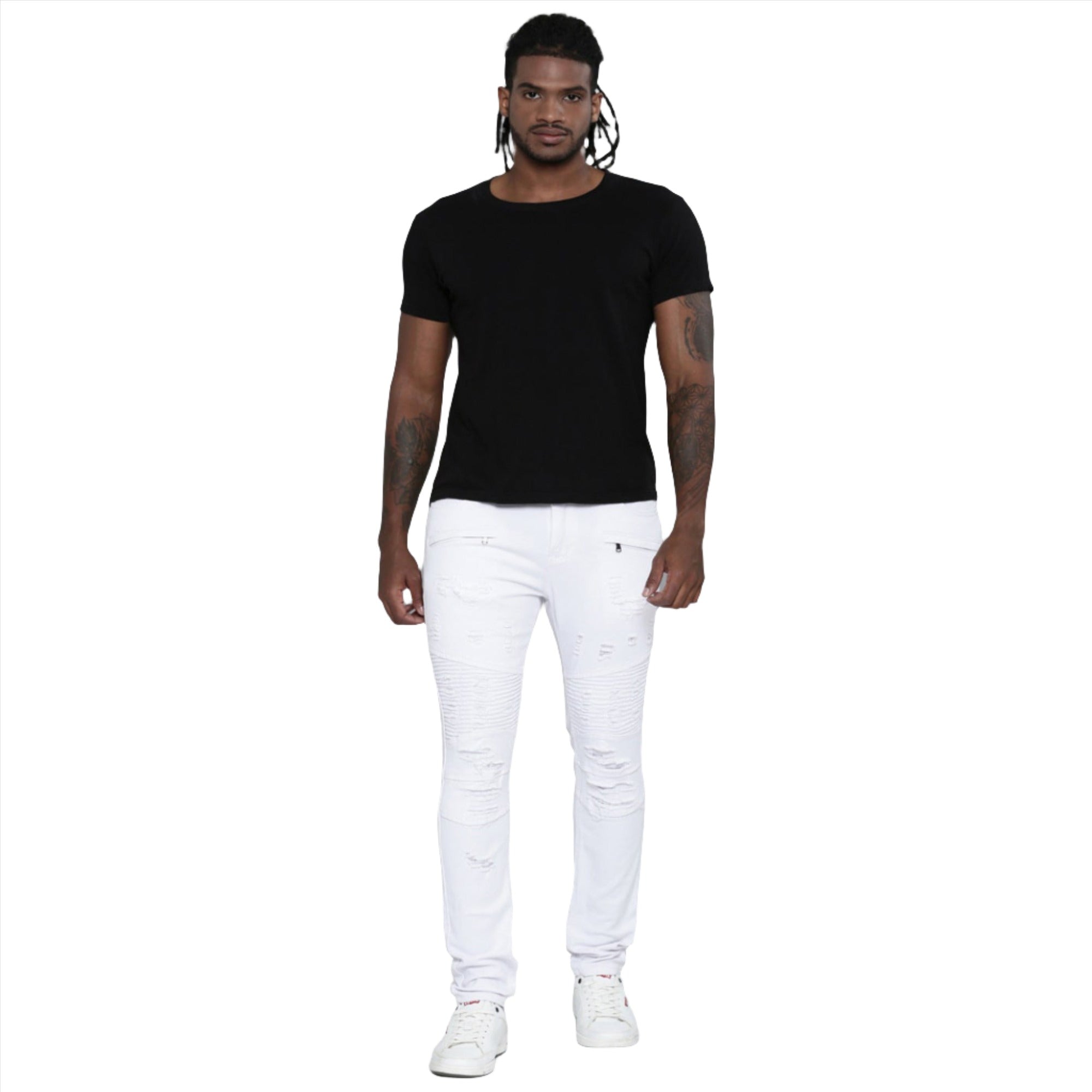 WaiMea Men Twill Pants (White)-WHITE-32W X 32L-Nexus Clothing