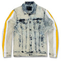Waimea Men Paint Tape Jean Jacket(Snow Gold)