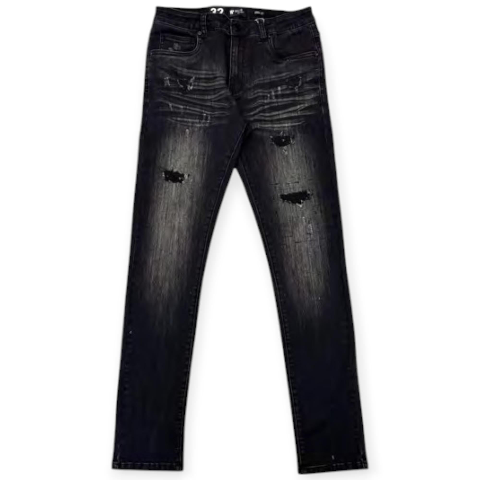 パンツ Waimea skinny BLACK 29 Waimea-Men-Skinny-Denim-Jeans-