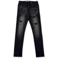Waimea Men Skinny Denim Jeans (Black Wash)