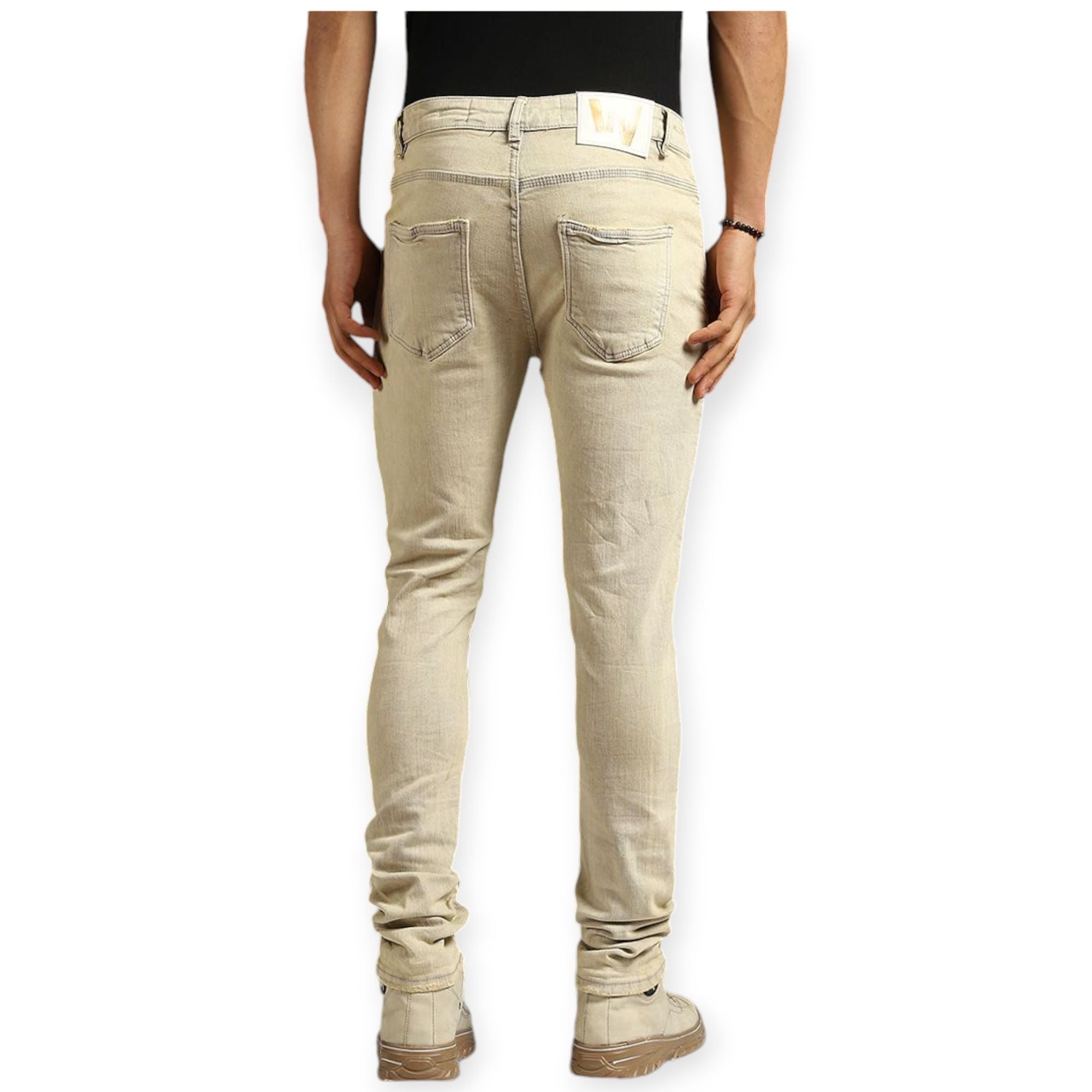 Waimea Men Skinny Fit Jeans(Sand Wash)-Nexus Clothing