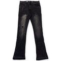 Waimea Men Stacked Denim Jeans (Black Wash)