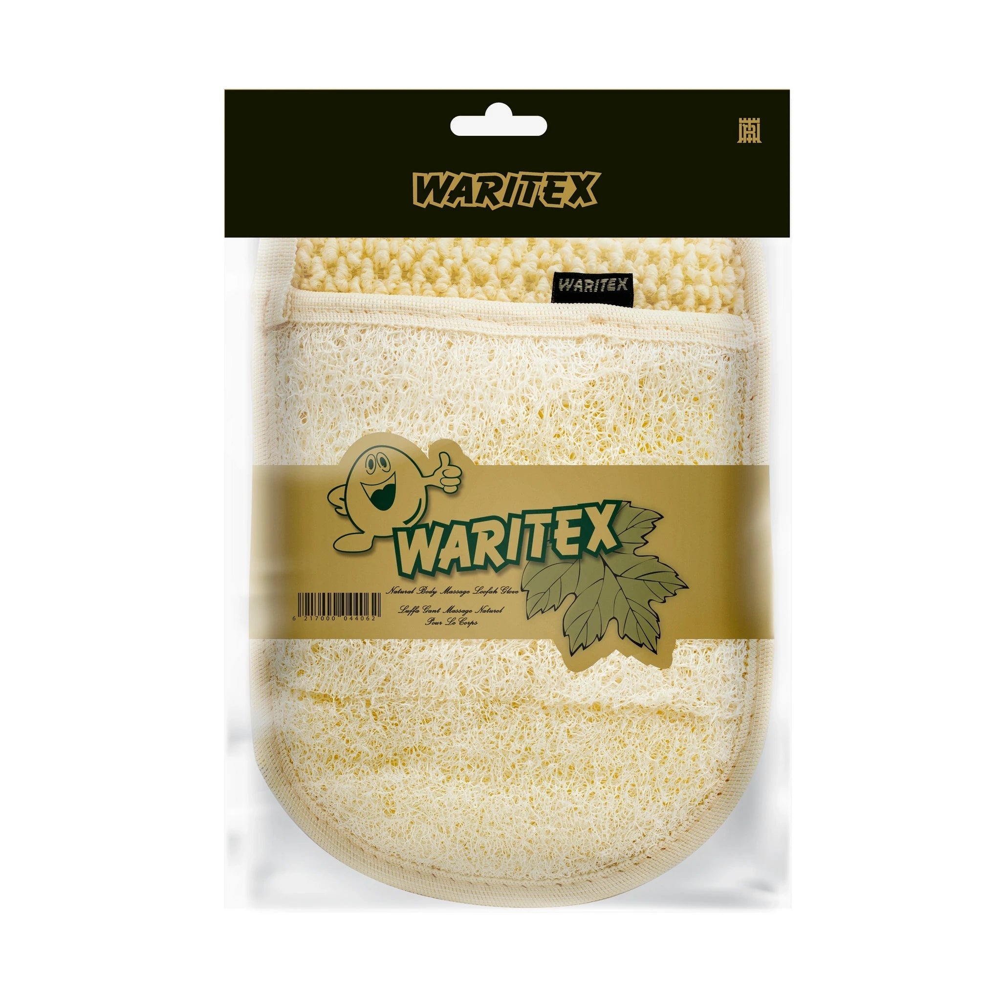 Waritex Body Massaging Natural Loofah Glove-Natural-OneSize-Nexus Clothing