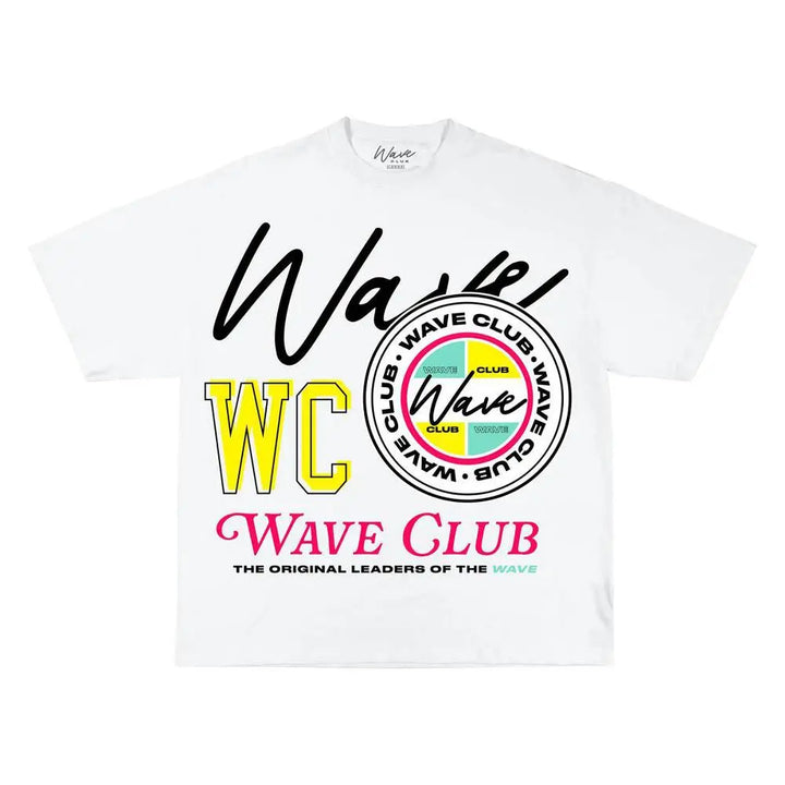 Wave Club Men Branding Tee (White)-White-Small-Nexus Clothing