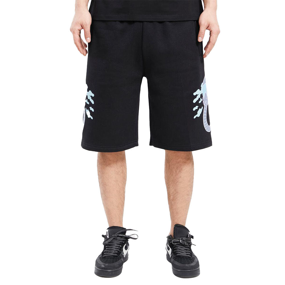 ZAZA Men Pilot High Fleece Shorts (Black)-Black-Small-Nexus Clothing