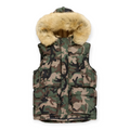 Jordan Craig Men Yukon Fur Lined Vest - Ut - Vintage Camo.