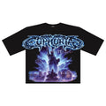 3Forty Inc Men Euphoria Oversized Crop Tee Black