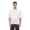 Valabasas Men Kunji Tee - Premium Cotton Graphic Tee - White