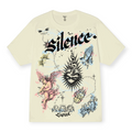 3Forty Inc Men Silence Tee - Soft Comfortable Fit - Natural